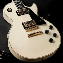 GIBSON LES PAUL CUSTOM ALPINE WHITE 2001 #GG7VY