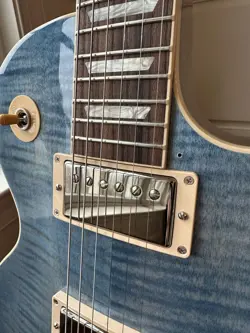 2024 GIBSON LES PAUL STANDARD 60S - FIGURED TOP OCEAN BLUE
