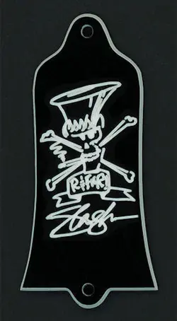 GUITAR TRUSS ROD COVER - CUSTOM ENGRAVED - FITS GIBSON - GUNS N ROSES AFD SLASH