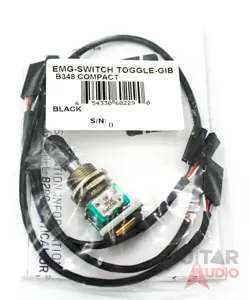 EMG B348 3-POS NA TOGGLE SWITCH, BLACK FOR GIBSON (6439.00)