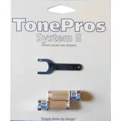 NEW TONEPROS SS1 STANDARD (US THREAD) SMALL CAP GIBSON SIZE LOCKING STUD, CHROME