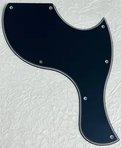 NEW GREAT-FOR FIT GIBSON LES PAUL SG JUNIOR STYLE GUITAR PICKGUARD 3 PLY BLACK