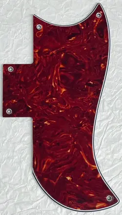 NEW GREAT-FOR GIBSON SG ‘61 REISSUE STYLE GUITAR PICKGUARD 4 PLY RED TORTOISE