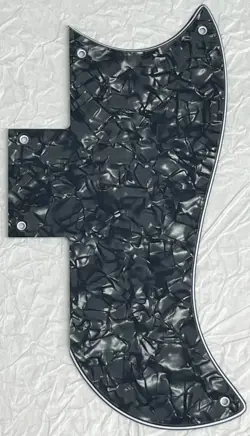 NEW GREAT-FOR GIBSON SG ‘61 REISSUE STYLE GUITAR PICKGUARD 4 PLY BLACK PEARL
