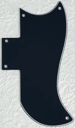 NEW GREAT-FOR GIBSON SG ‘61 REISSUE STYLE GUITAR PICKGUARD 3 PLY BLACK