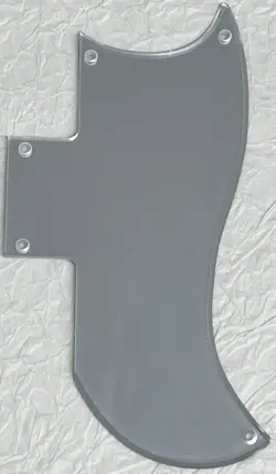 NEW GREAT-FOR GIBSON SG ‘61 REISSUE STYLE GUITAR PICKGUARD 1 PLY SILVER MIRROR