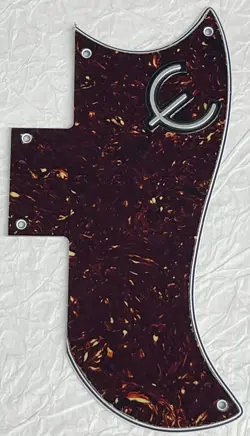 NEW GREAT-FOR GIBSON SG ‘61 REISSUE & E LOGO STYLE GUITAR PICKGUARD BROWN