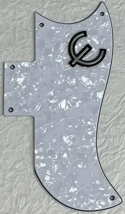 NEW GREAT-FOR GIBSON SG ‘61 REISSUE & E LOGO STYLE GUITAR PICKGUARD WHITE PEARL