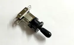 GENUINE SWITCHCRAFT TOGGLE SWITCH BLACK & ALUMINUM TIP FOR USA GIBSON GUITAR