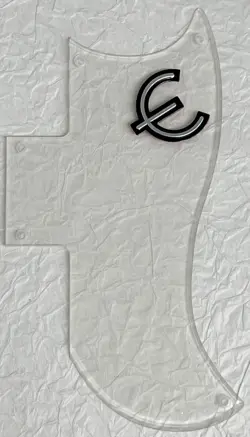 NEW GREAT-FOR GIBSON SG ‘61 REISSUE & E LOGO STYLE GUITAR PICKGUARD TRANSPARENT