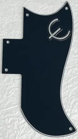 NEW GREAT-FOR GIBSON SG ‘61 REISSUE & E LOGO STYLE GUITAR PICKGUARD 4 PLY BLACK