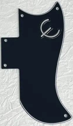 NEW GREAT-FOR GIBSON SG ‘61 REISSUE & E LOGO STYLE GUITAR PICKGUARD 3 PLY BLACK