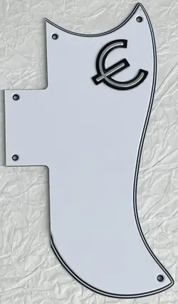 NEW GREAT-FOR GIBSON SG ‘61 REISSUE & E LOGO STYLE GUITAR PICKGUARD 5 PLY WHITE