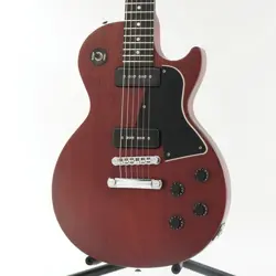 USED LES PAUL SPECIAL FADED W/P-90 WORN CHERRY SN. 012590476 GIBSON SLIGHTLY