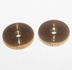 VINTAGE 1960'S GIBSON GOLD PATENT NUMBER ABR-1 BRIDGE THUMB WHEELS 1970'S