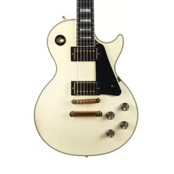 USED GIBSON CUSTOM LES PAUL CUSTOM ALPINE WHITE 2004
