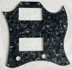 NEW GREAT-FOR US GIBSON SG STANDARD STYLE GUITAR PICKGUARD 4 PLY BLACK PEARL