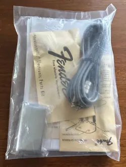 ORIGINAL NOS 2009 FENDER STRATOCASTER REISSUE CASE CANDY CABLE BRIDGE COVER