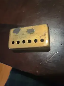 GIBSON HUMBUCKING PICK UP COVER CHROME 1970'S NEVER SOLDERED ON