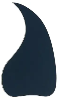 ACOUSTIC GUITAR PICKGUARD SELF ADHESIVE SHEET FOR GIBSON J45,2 PLY BLACK