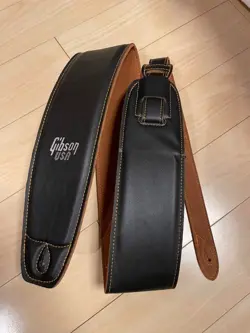 GIBSON USA LEATHER GUITAR STRAP