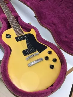 GIBSON LES PAUL SPECIAL TV YELLOW MADE IN USA 1997 SOLID BODY ELECTRIC GUITAR