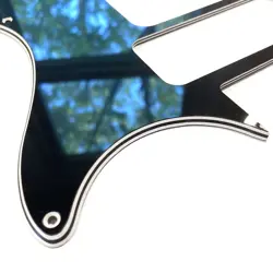 BLACK/WHITE PLY PICKGUARD