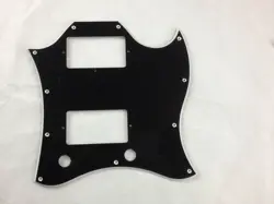 GUITAR PARTS FOR GIBSON STANDARD SG STYLE FULL FACE GUITAR PICKGUARD,5 PLY BLACK