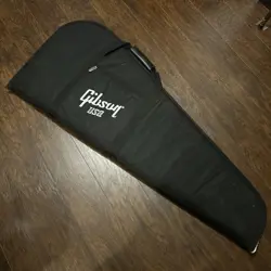 GIBSON USA PADDED SOFT GUITAR GIG BACKPACK BAG CASE SADDLE HANDLE BLACK