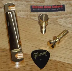 GIBSON LES PAUL TAILPIECE GOLD STOP GUITAR PARTS CUSTOM R9 ES R8 SG HP API LIGHT