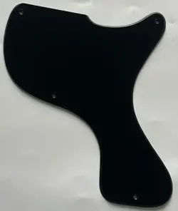 FOR FIT GIBSON LES PAUL JUNIOR 1958 STYLE GUITAR PICKGUARD 1 PLY BLACK