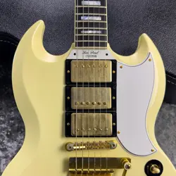 GIBSON CUSTOM SHOP MOGAMI MODEL 1963 LES PAUL SG REISSUE W/ MAESTRO VIBROLA VOS 