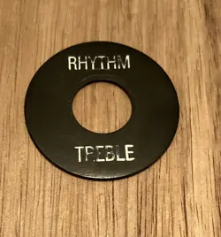 VINTAGE GIBSON RHYTHM TREBLE PICKUP SWITCH RING POKER CHIP AGED RELIC