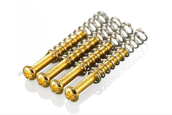 USA HUMBUCKER PICKUP MOUNTING SCREW GOLD IMPERIAL FOR GIBSON FENDER EMG DIMAZIO