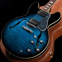 USED GIBSON MEMPHIS / ES-335 FIGURED 2019 BLUE BURST SHIBUYA STORE NO.RG1629