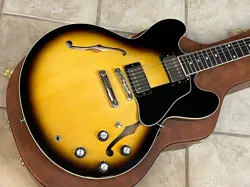 2023 GIBSON USA ES-335 DOT NECK SUNBURST W CASE