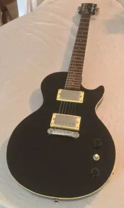 GIBSON BALDWIN EPOCH LES PAUL BLACK BEAUTY ELECTRIC GUITAR NICE! RIGHT HANDED