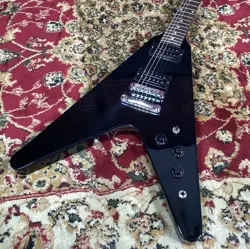 GIBSON 80S FLYING V EBONY *ZL913
