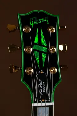 GIBSON LES PAUL CUSTOM SHOP GREEN BURST ELECTRIC GUITAR FIGURED MAPLE