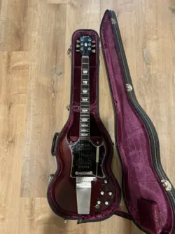 1966 GIBSON SG STANDARD WITH MAESTRO VIBROLA CHERRY