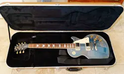2015 GIBSON LES PAUL TRADITIONAL 100 SINGLE-CUT GUITAR OCEAN BLUE BURST