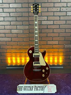 2014 GIBSON LES PAUL CLASSIC ELECTRIC GUITAR - 120TH ANNIVERSARY - WINE RED -...
