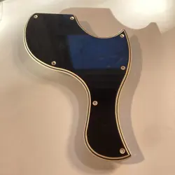 BLACK/CREAM 5 PLY PICKGUARD FOR 2018-CURRENT GIBSON SG JUNIOR LIGHTLY RELIC'D