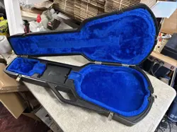 VINTAGE 1980S GIBSON LES PAUL CHAINSAW ELECTRIC GUITAR CASE BLUE INTERIOR
