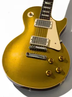 GIBSON CUSTOM SHOP MURPHY LAB 1957 LES PAUL GOLD TOP LIGHT AGED DOUBLE GOLD 2021