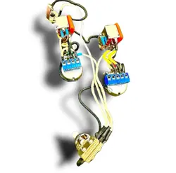 GIBSON SG SOLDERLESS HARNESS COIL SPLIT / OUT OF PHASE ORANGE DROP .022 CAP
