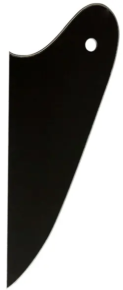GUITAR PARTS FOR GIBSON FIREBIRD NO HOLE STYLE GUITAR PICKGUARD 3 PLY BLACK