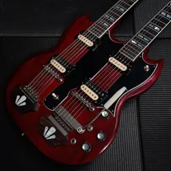 GIBSON CUSTOM SHOP 60S EDS-1275 DOUBLENECK W MAESTRO & EBONY BLOCK VOS 60S CHERR