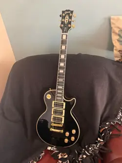 GIBSON LES PAUL  PETER FRAMPTON BLACK BEAUTY HHH PICKUPS