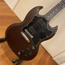 GIBSON SG SPECIAL FADED WORN BROWN ELECTRIC GUITAR WITH SOFT CASE - USED